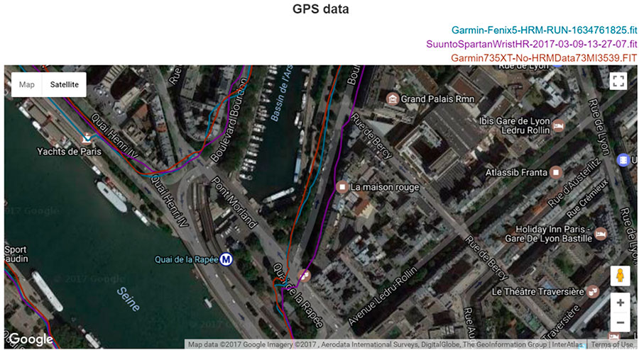 Обзор мультиспортивных часов Garmin fenix 5. Точность GPS
